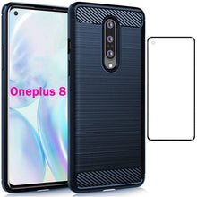 Load image into Gallery viewer, Luxury Carbon Fiber Case For OnePlus 8 With Screen Protector - Libiyi