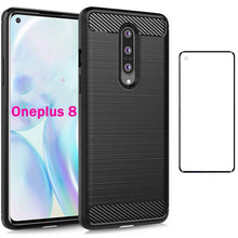 Load image into Gallery viewer, Luxury Carbon Fiber Case For OnePlus 8 With Screen Protector - Libiyi