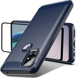 Luxury Carbon Fiber Case For Oneplus Nord N10 5G With Screen Protector - Libiyi