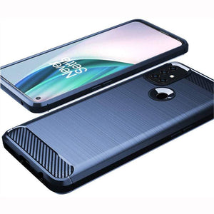 Luxury Carbon Fiber Case For Oneplus Nord N10 5G With Screen Protector - Libiyi