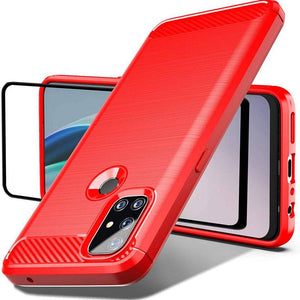 Luxury Carbon Fiber Case For Oneplus Nord N10 5G With Screen Protector - Libiyi