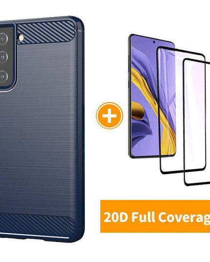 Luxury Carbon Fiber Case For Samsung S21(5G)&S21+(5G) - Libiyi