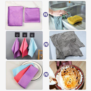 Fish Scale Microfiber Polishing Cleaning Cloth 5 Pcs - Libiyi