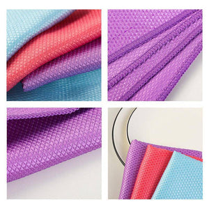 Fish Scale Microfiber Polishing Cleaning Cloth 5 Pcs - Libiyi