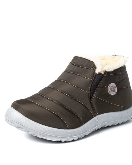 Autumn and winter non-slip warm soft bottom cotton shoes and cotton boots—Unisex - Keillini