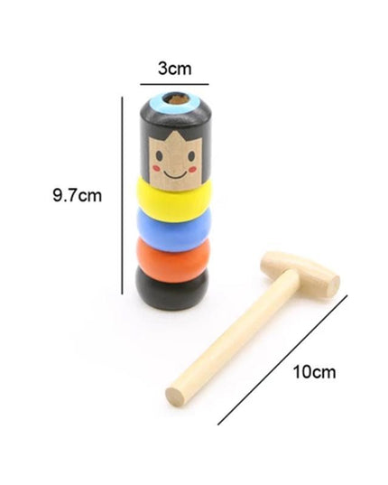 Unbreakable wooden Man Magic Toy - Libiyi