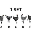 Poulet / Un ensemble (5 styles)