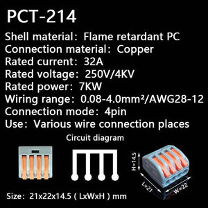 Push-In Terminal Block Wire Connector（Buy more get more discount） - Libiyi