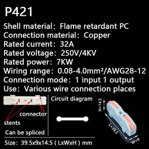 Push-In Terminal Block Wire Connector（Buy more get more discount） - Libiyi