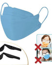 Bleu / 10 pièces / Adulte+Accessoire Anti-buée pour Lunettes