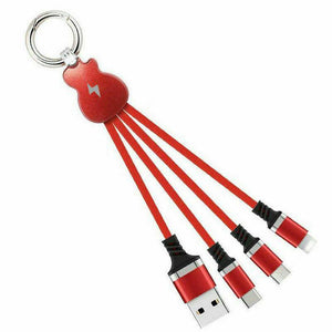 Multi 3 In 1 Guitar Design Charging Cable - Libiyi