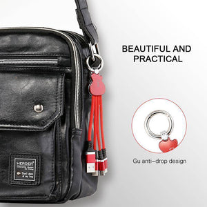 Multi 3 In 1 Guitar Design Charging Cable - Libiyi