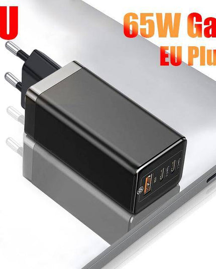 65W GaN Charger Quick Charge QC4.0 QC PD3.0 PD USB C Type C Fast Charger For Samsung Macbook iPhone - Libiyi