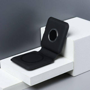 15W Qi Wireless Magnetic 2 in 1 Foldable Fast Charger for iPhone 12 11 Airpods Apple Watch - Libiyi