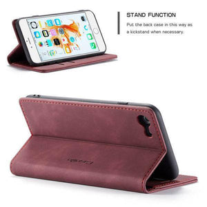 Luxury Retro Wallet Case For iPhone - Libiyi