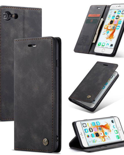 Luxury Retro Wallet Case For iPhone - Libiyi